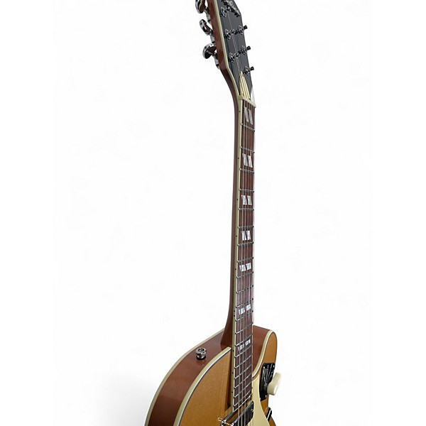 Used Airline H59 Gold Hollow Body Electric Guitar