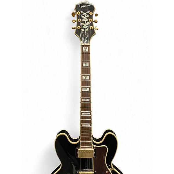 Used Epiphone Sheraton II PRO Black Hollow Body Electric Guitar