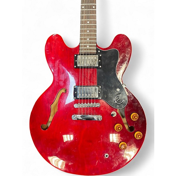 Used Epiphone Dot Cherry Hollow Body Electric Guitar