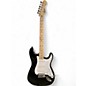 Used Squier Standard Stratocaster Black and White Solid Body Electric Guitar thumbnail