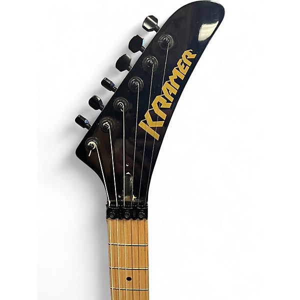 Used Kramer Striker Custom Black Solid Body Electric Guitar