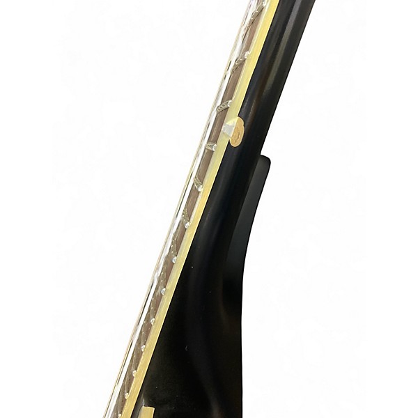 Used Schecter Guitar Research Damien Platinum Black Solid Body Electric Guitar