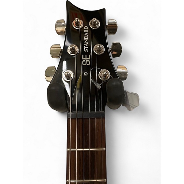 Used PRS SE Standard 24 Black Solid Body Electric Guitar