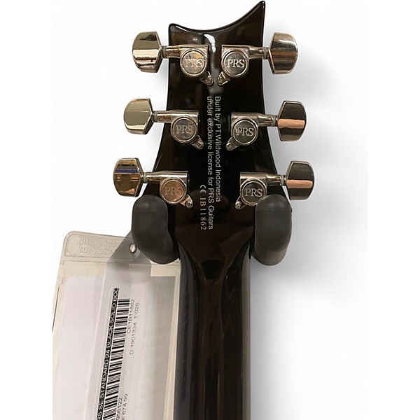 Used PRS SE Standard 24 Black Solid Body Electric Guitar