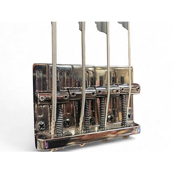 Used Schecter Guitar Research Stiletto Extreme 4 String Black Cherry Electric Bass Guitar