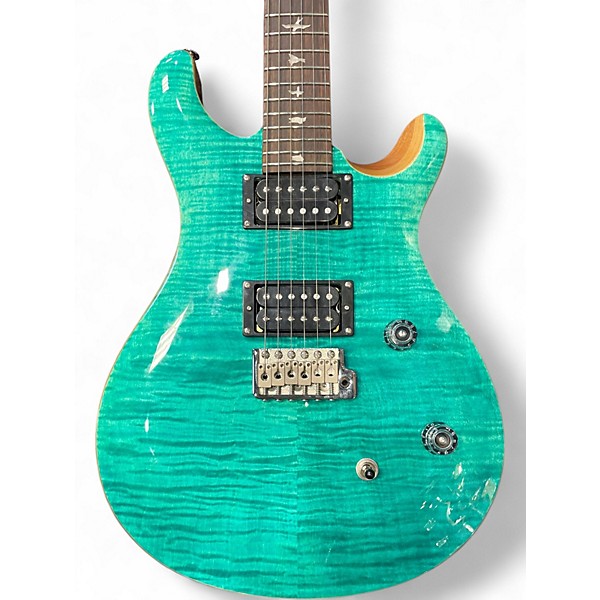 Used PRS SE CE24 Turquoise Solid Body Electric Guitar