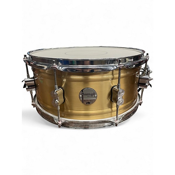 Used PDP by DW 6.5X14 Concept Series Snare Brass Drum