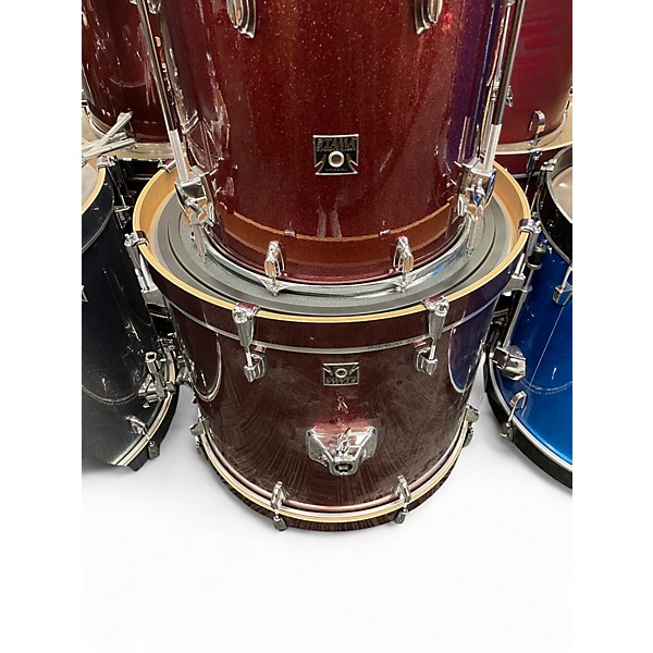 Used TAMA 7 Piece Superstar Classic Red Sparkle Drum Kit