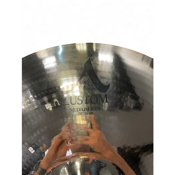 Used Zildjian 20in A Custom Medium Ride Cymbal