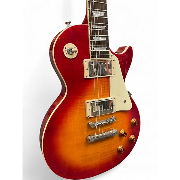 Used Epiphone Les Paul Standard Cherry Sunburst Solid Body Electric Guitar