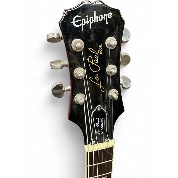 Used Epiphone Les Paul Standard Cherry Sunburst Solid Body Electric Guitar