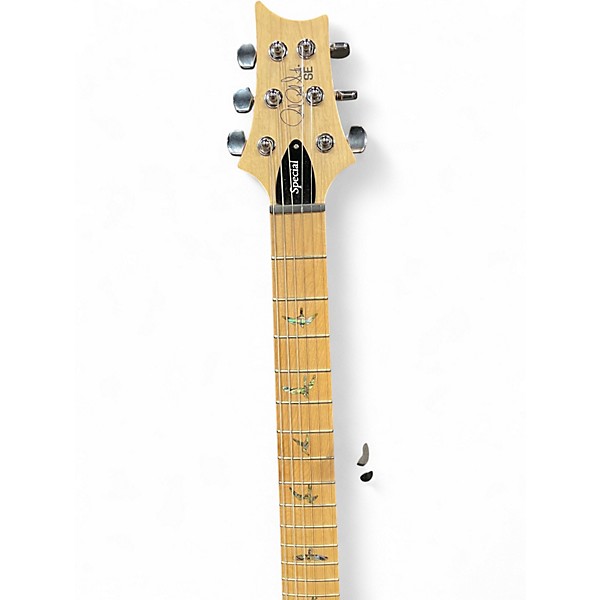 Used 2020s PRS SE Swamp Ash Special Trans Black Solid Body Electric Guitar