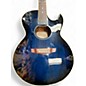 Used Ibanez JX70 Trans Blue Acoustic Electric Guitar