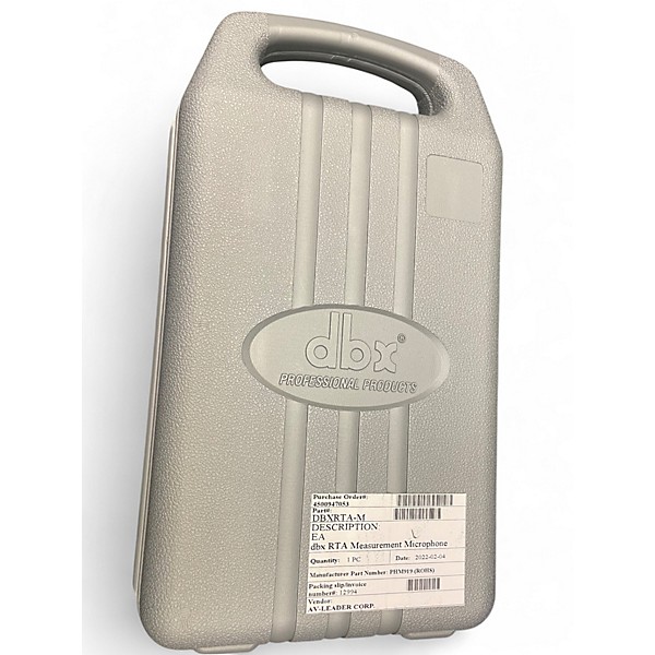 Used dbx RTA-M Dynamic Microphone