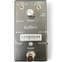 Used Empress Effects Buffer+ Analog I/O Interface with Switchable Boost Guitar Pedal
