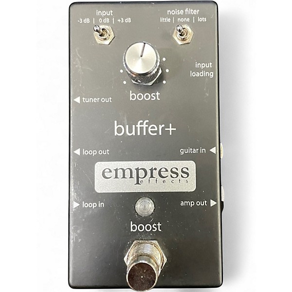 Used Empress Effects Buffer+ Analog I/O Interface with Switchable Boost Guitar Pedal