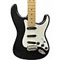 Used Partscaster STRATOCASTER Black and White Solid Body Electric Guitar