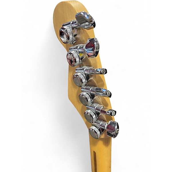 Used Partscaster STRATOCASTER Black and White Solid Body Electric Guitar