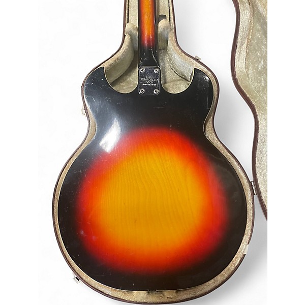 Used Aria 1202T 2 Color Sunburst Hollow Body Electric Guitar