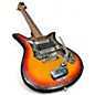 Vintage 1960s Teisco ET-200 TULIP SUNBURST Solid Body Electric Guitar