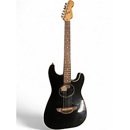Used Fender Standard Stratacoustic black Acoustic Electric Guitar