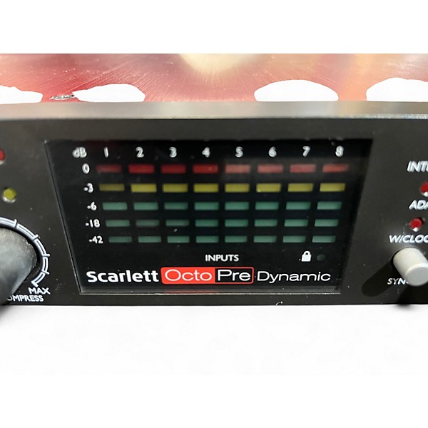 Used Focusrite Scarlett Octopre Dynamic Audio Interface
