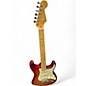 Used Fender American Deluxe Stratocaster Sunset Metallic Solid Body Electric Guitar thumbnail