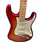 Used Fender American Deluxe Stratocaster Sunset Metallic Solid Body Electric Guitar