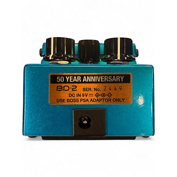 Used BOSS BD-2-B50A 50TH ANNIVERSARY BLUES DRIVER Effect Pedal