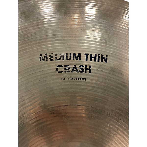 Used Zildjian 17in Medium Thin Crash Cymbal