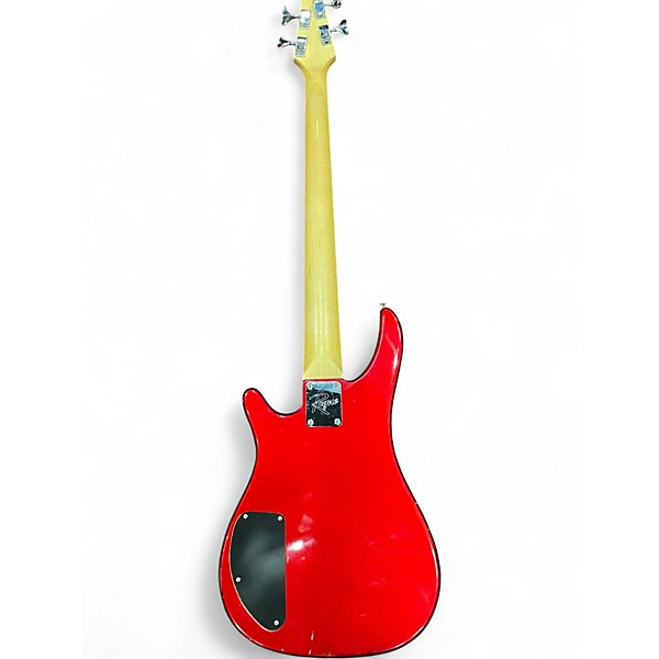 Used Rogue SX100 Candy Apple Red Electric Bass Guitar
