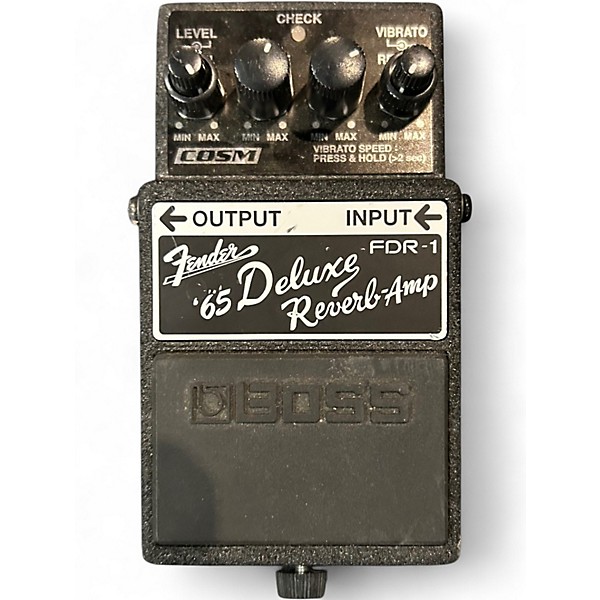 Used BOSS FDR1 Fender 65 Deluxe Reverb Effect Pedal