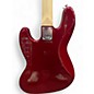 Used Squier Affinity Jazz Bass Candy Apple Red Electric Bass Guitar