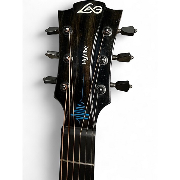 Used Lag Guitars THV20DCE Natural Acoustic Electric Guitar