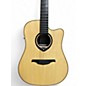 Used Lag Guitars THV20DCE Natural Acoustic Electric Guitar