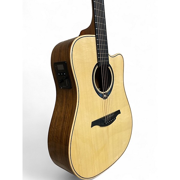 Used Lag Guitars THV20DCE Natural Acoustic Electric Guitar