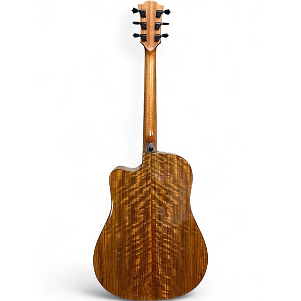 Used Lag Guitars THV20DCE Natural Acoustic Electric Guitar