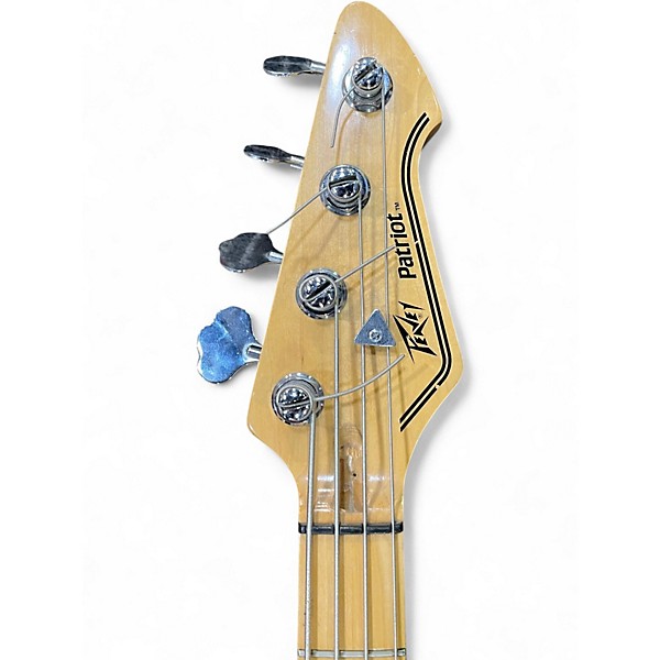 Used Peavey patriot Natural Electric Bass Guitar