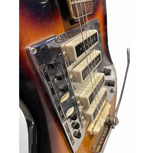 Used 1960s Kent MODEL 533 VIDEOCASTER Vintage Sunburst Solid Body Electric Guitar