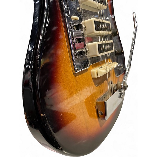 Used 1960s Kent MODEL 533 VIDEOCASTER Vintage Sunburst Solid Body Electric Guitar