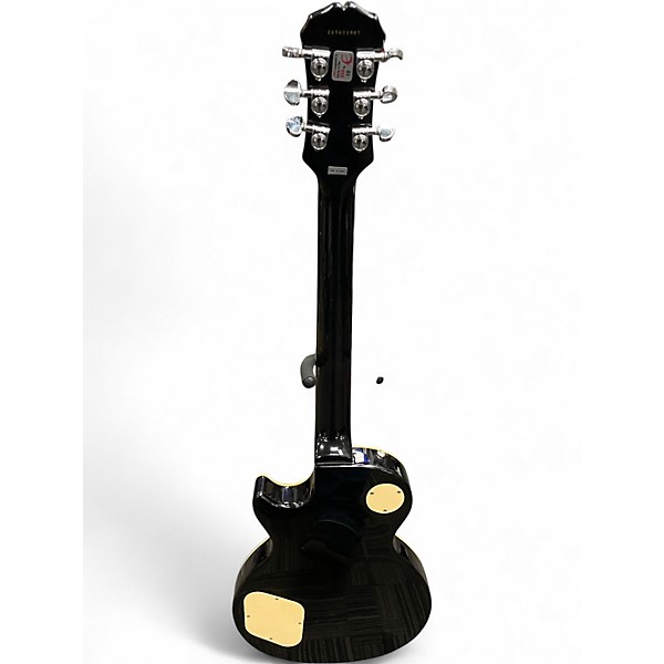 Used Epiphone Les Paul Classic Trans Black Solid Body Electric Guitar
