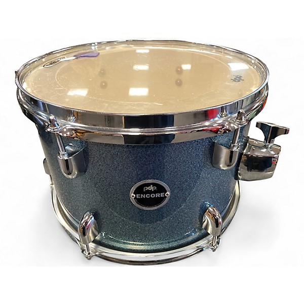 Used PDP by DW 5 Piece Encore Blue Sparkle Drum Kit