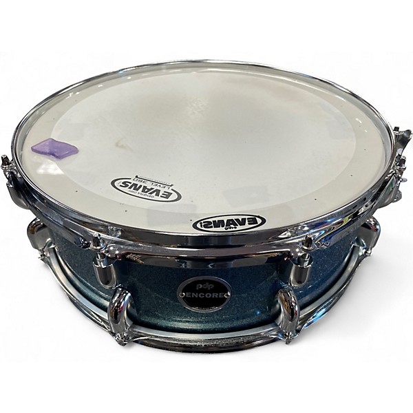 Used PDP by DW 5 Piece Encore Blue Sparkle Drum Kit