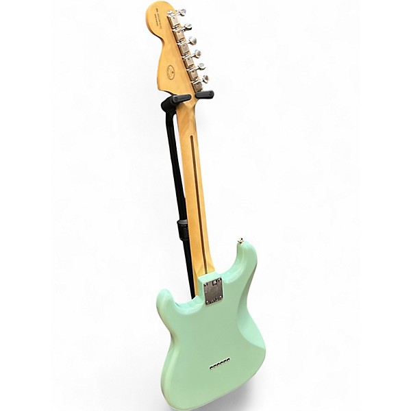 Used 2023 Fender Tom Delonge Signature Stratocaster Surf Green Solid Body Electric Guitar