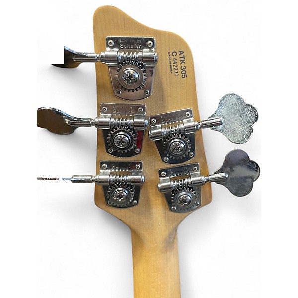 Used Ibanez ATK305 Amber Electric Bass Guitar