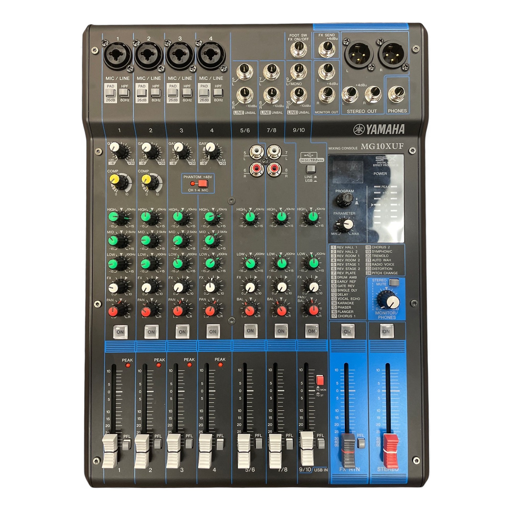 Used Yamaha mg10xuf Powered Mixer | Guitar Center