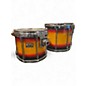 Used Pearl 5 Piece 1980's BLX Birch 2 Color Sunburst Drum Kit