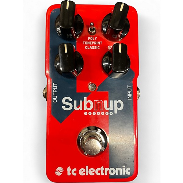 Used TC Electronic Sub N Up Octaver Effect Pedal