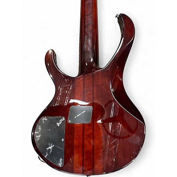 Used Ibanez BTB575 Brown Sunburst Electric Bass Guitar