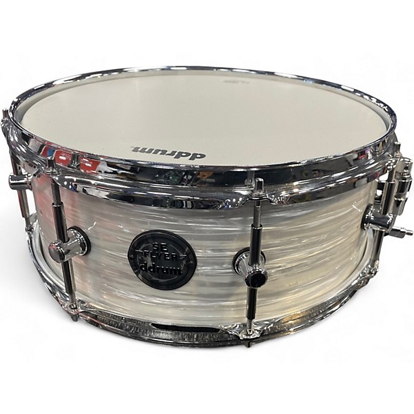 Used ddrum 14in SE Flyer Pearl White Drum